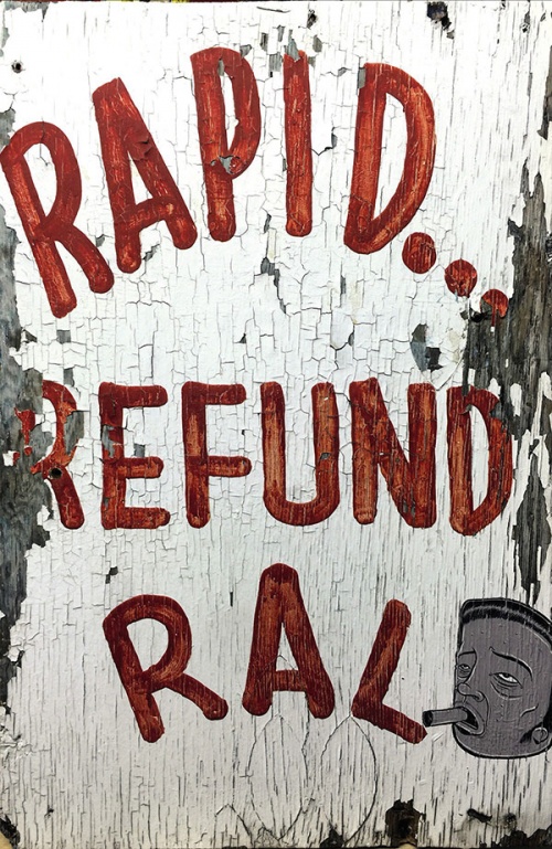 Rapid Refund Ral by Barry McGee